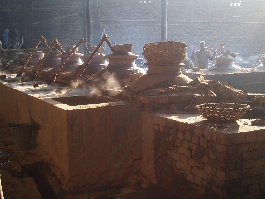 Traditional Kannauj workshop panoramic view